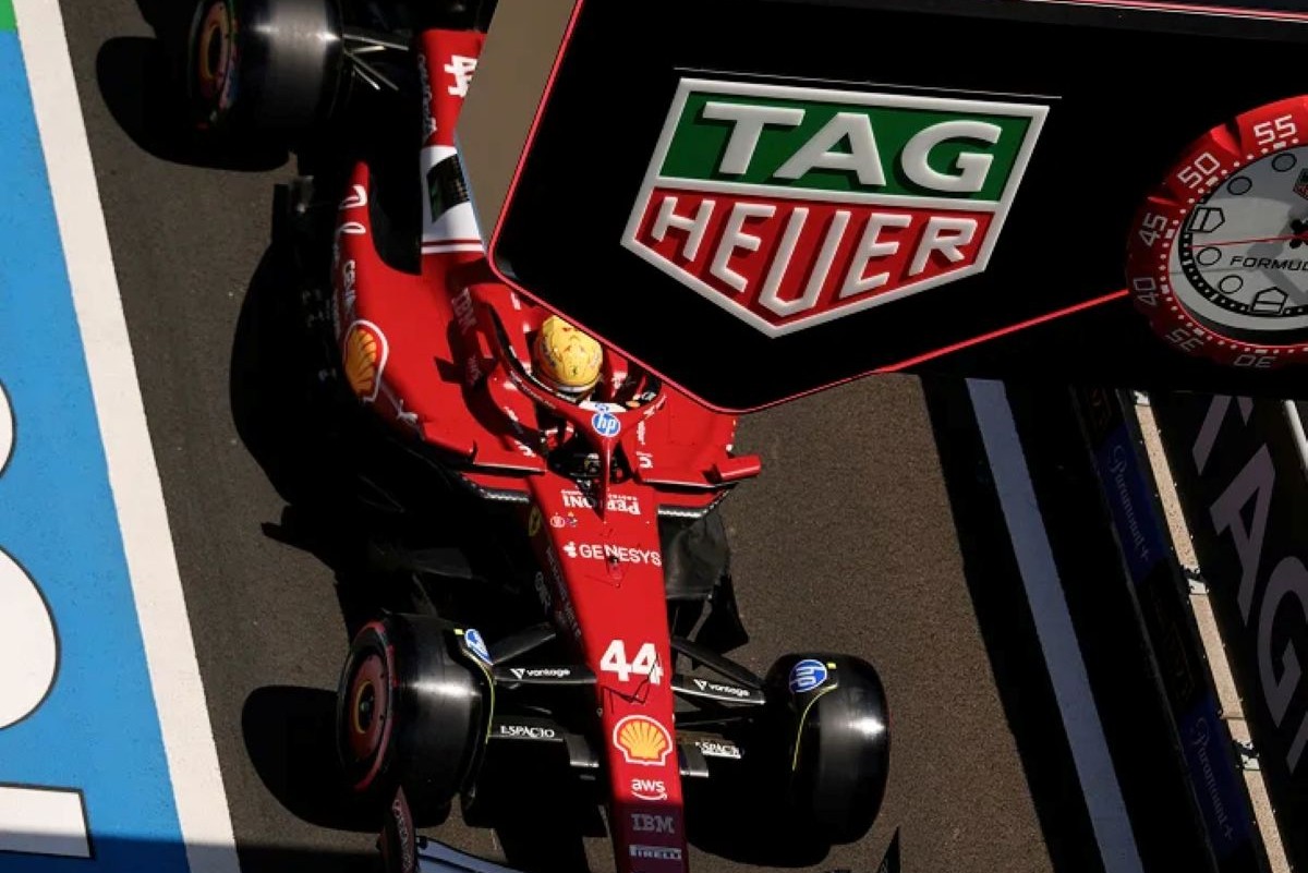 Coche de carreras de Fórmula 1 en el Gran Premio de España