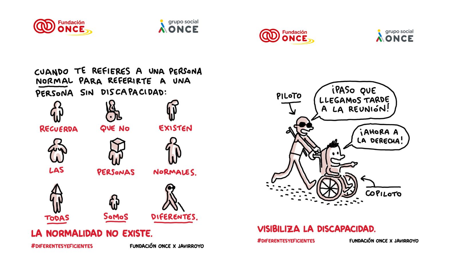 Pictogramas de la campaña