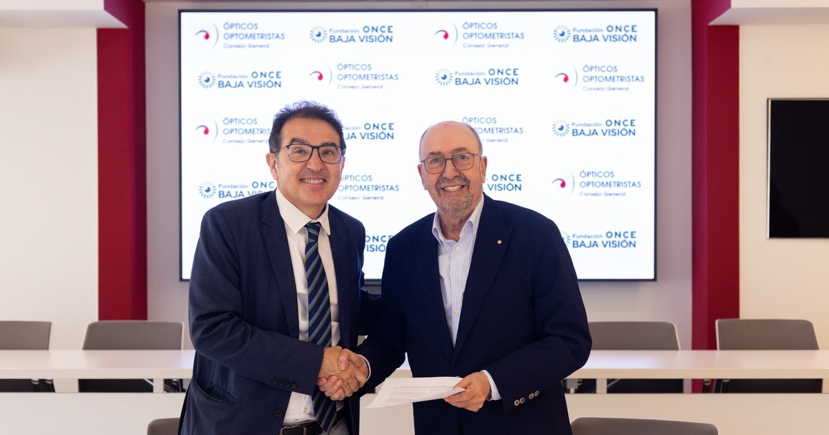 La Fundación ONCE Baja Visión y el Consejo General de Colegios de Ópticos-Optometristas firman un convenio de colaboración