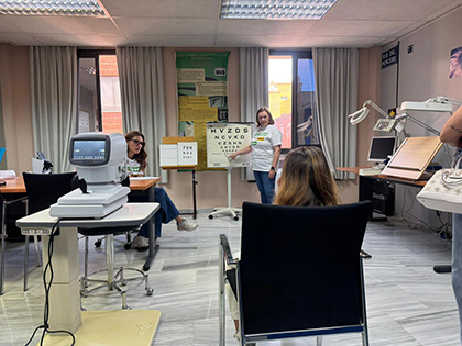 Sala donde tuvo lugar la cuarta jornada de ‘Cada mirada merece un futuro claro’