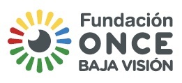 Logo fundación once baja visión